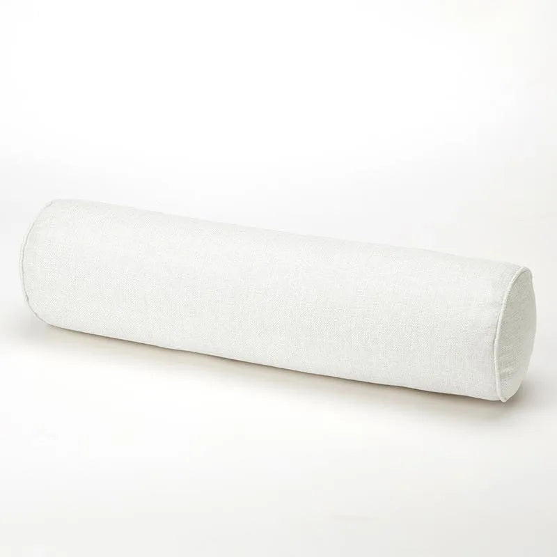 White cylindrical object on a white background