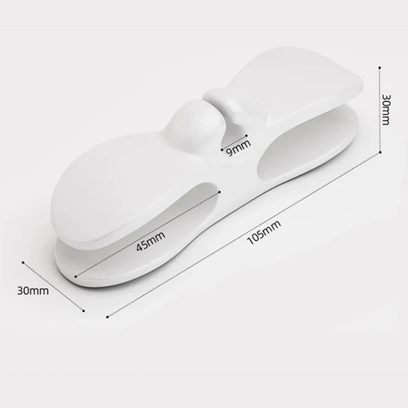 White cord support with dimensions: 105mm x 30mm base, 30mm height