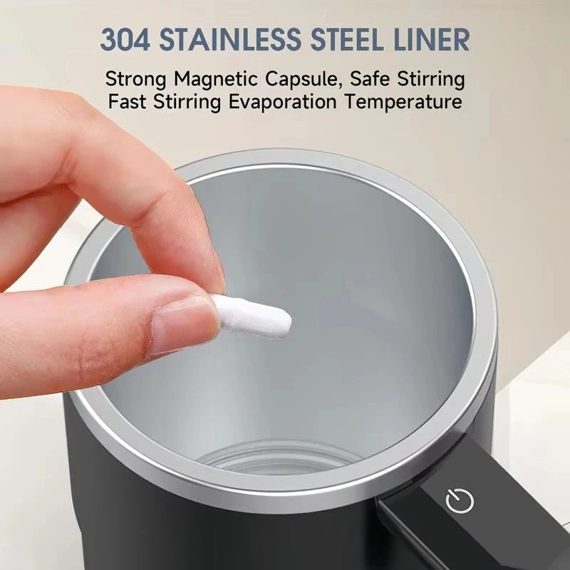 USB‑C Self‑Stirring Mug with Temperature Display — 380 ml